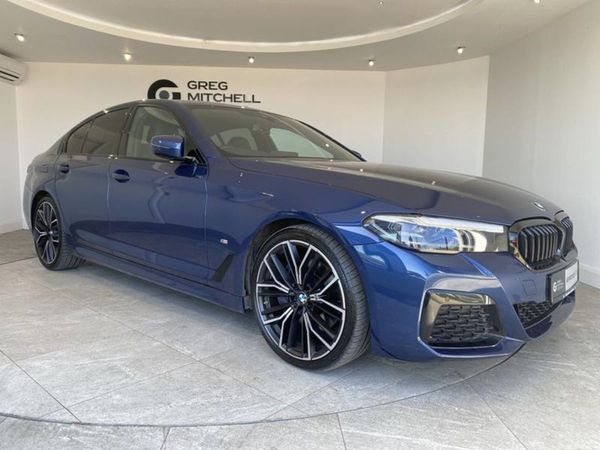BMW 5-Series Saloon, Diesel, 2021, Blue