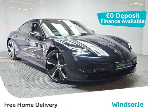 Porsche Taycan Saloon, Electric, 2022, Black