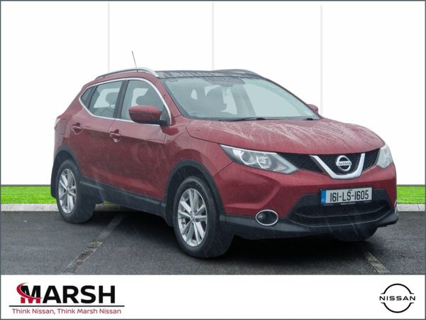 Nissan Qashqai Hatchback, Diesel, 2016, Red