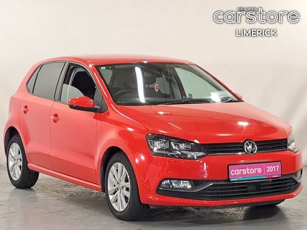 Volkswagen Polo Hatchback, Petrol, 2017, Red