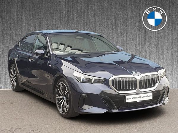 BMW 5-Series Saloon, Petrol Plug-in Hybrid, 2024, Blue