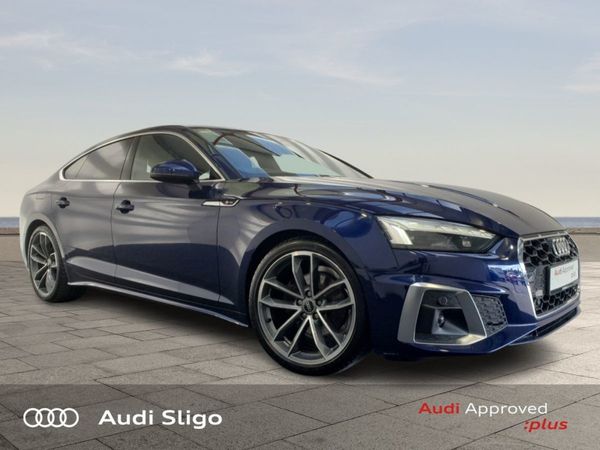 Audi A5 Hatchback, Diesel Hybrid, 2023, Blue