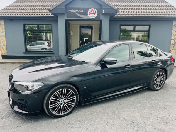 BMW 5-Series Saloon, Petrol Plug-in Hybrid, 2018, Black