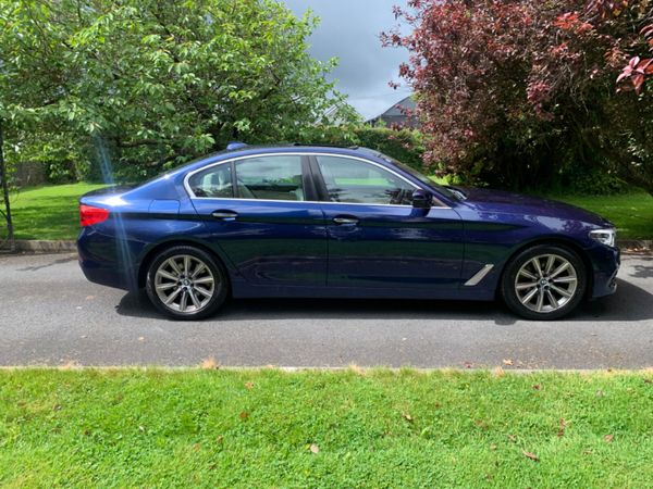 BMW 5-Series Saloon, Diesel, 2017, Blue