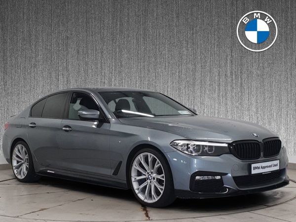 BMW 5-Series Saloon, Diesel, 2018, Blue