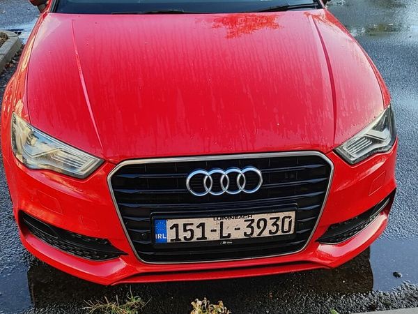 Audi A3 Saloon, Diesel, 2015, Red