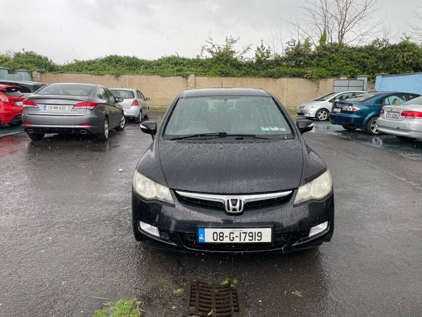 Honda Civic Saloon, Petrol Hybrid, 2008, Black