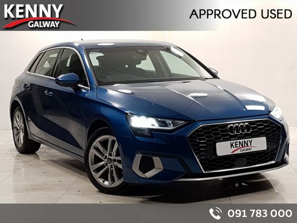 Audi A3 Hatchback, Petrol, 2020, Blue