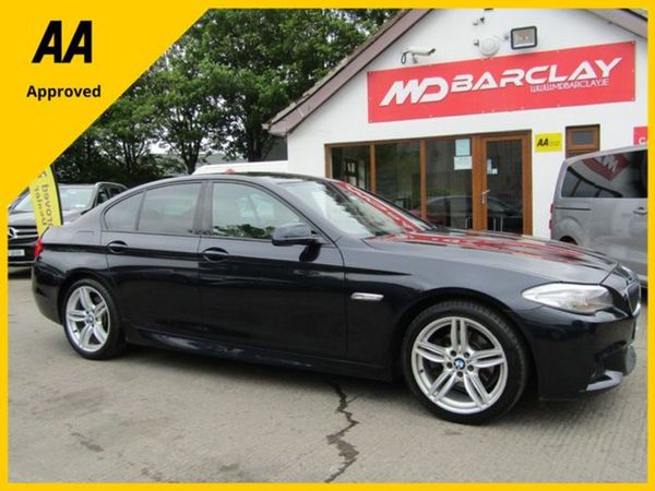 BMW 5-Series Saloon, Diesel, 2013, Black