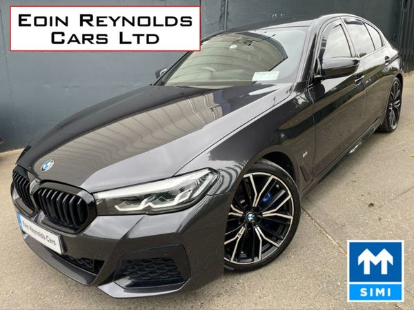 BMW 5-Series Saloon, Diesel Hybrid, 2021, Grey