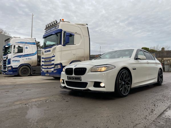 BMW 5-Series Saloon, Diesel, 2013, White