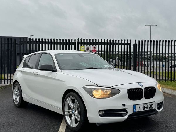 BMW 1-Series Hatchback, Diesel, 2014, White