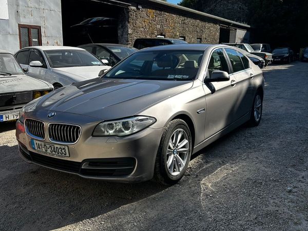 BMW 5-Series Saloon, Diesel, 2014, Silver