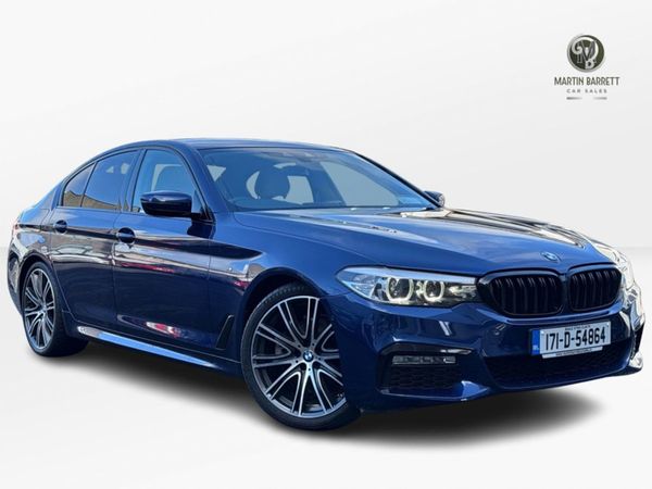 BMW 5-Series Saloon, Diesel, 2017, Blue