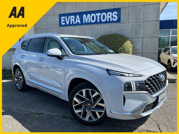 Hyundai Santa Fe SUV, Diesel, 2021, White