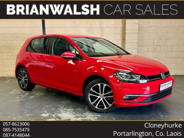 Volkswagen Golf Hatchback, Petrol, 2020, Red