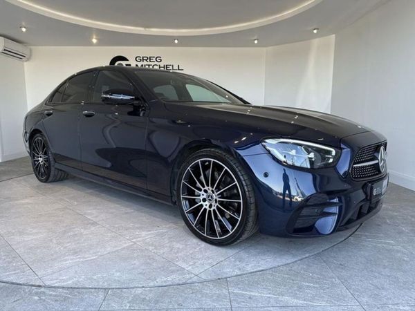 Mercedes-Benz E-Class Saloon, Diesel Hybrid, 2022, Blue