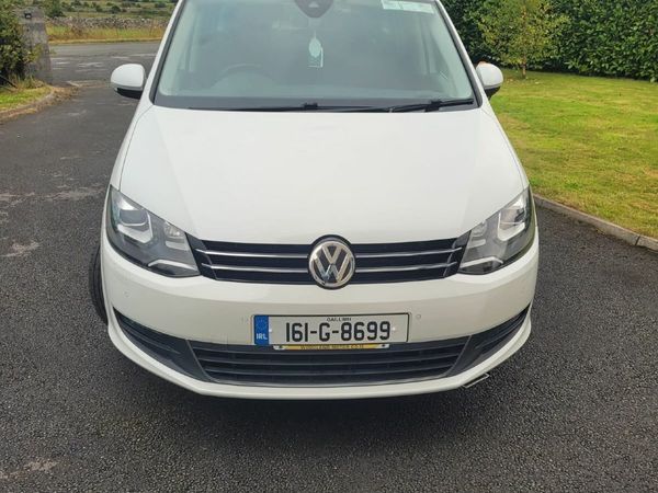 Volkswagen Sharan MPV, Petrol, 2016, White