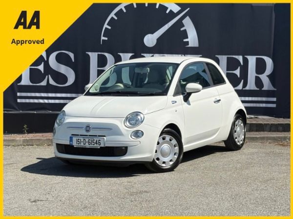 Fiat 500 Hatchback, Petrol, 2015, White