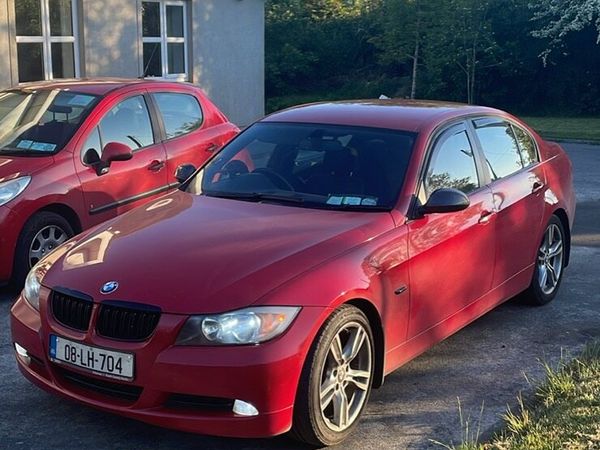 BMW 3-Series Saloon, Petrol, 2008, Red