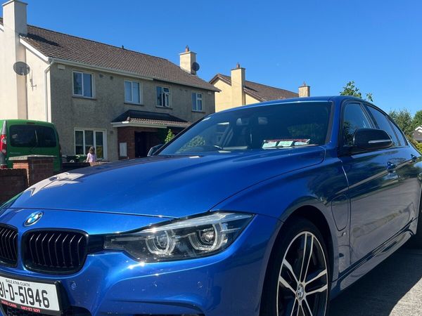 BMW 3-Series Saloon, Petrol Plug-in Hybrid, 2018, Blue
