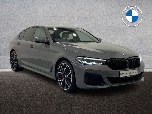 BMW 5-Series Saloon, Petrol Plug-in Hybrid, 2022, Grey