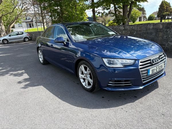 Audi A4 Saloon, Diesel, 2018, Blue