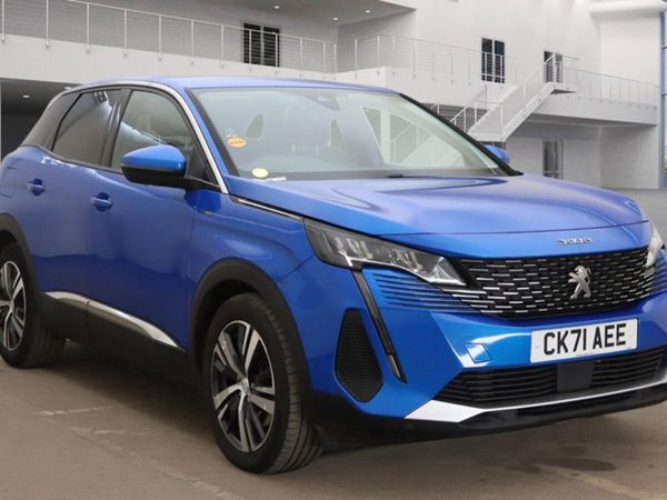 Peugeot 3008 SUV, Petrol Hybrid, 2021, Blue