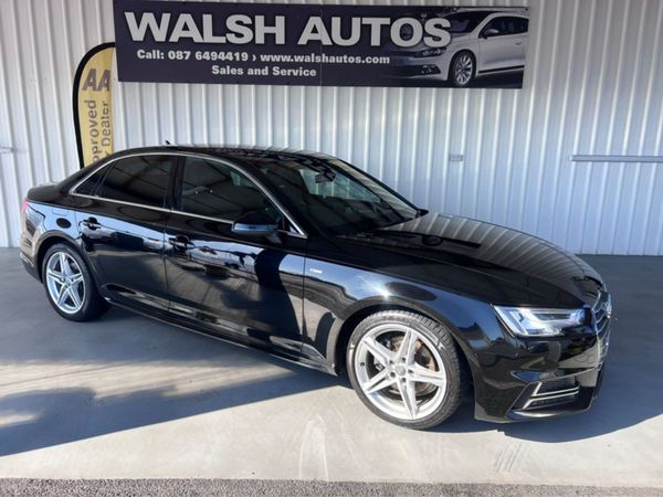 Audi A4 Saloon, Diesel, 2017, Black