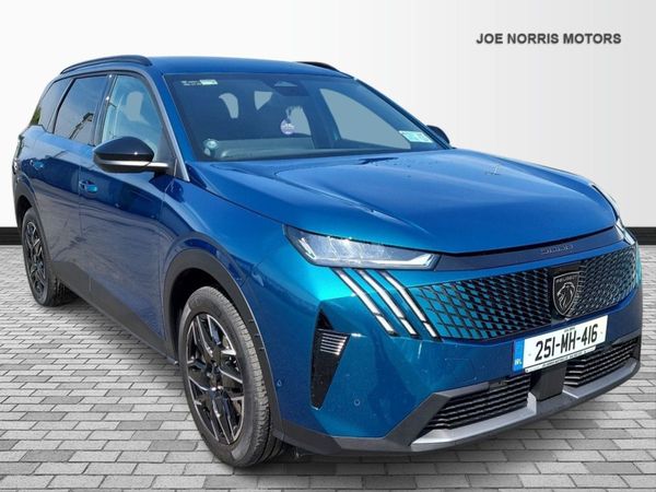 Peugeot 5008 SUV, Petrol Hybrid, 2025, Blue