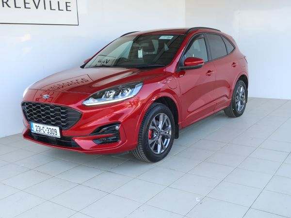 Ford Kuga SUV, Petrol Plug-in Hybrid, 2023, Red