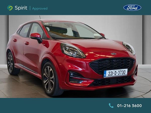 Ford Puma MPV, Petrol Hybrid, 2022, Red