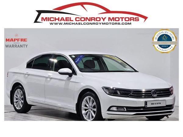 Volkswagen Passat Saloon, Diesel, 2018, White