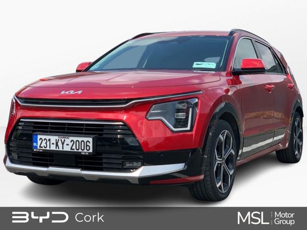 Kia Niro SUV, Petrol Plug-in Hybrid, 2023, Red