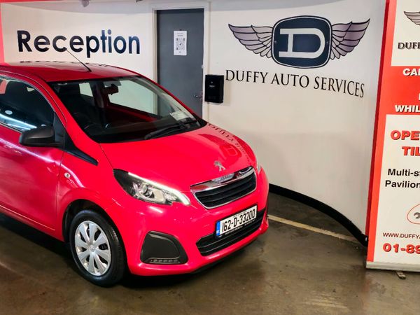 Peugeot 108 Hatchback, Petrol, 2016, Red