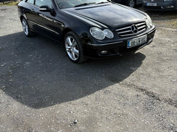 Mercedes-Benz CLK Coupe, Petrol, 2008, Black