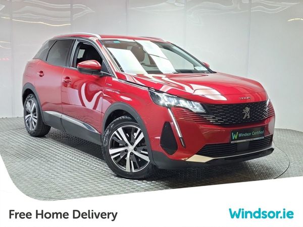 Peugeot 3008 MPV, Petrol Plug-in Hybrid, 2022, Red