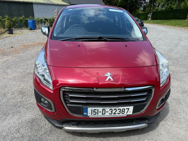 Peugeot 3008 SUV, Diesel, 2015, Red