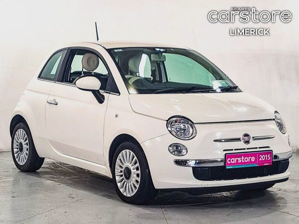 Fiat 500 Hatchback, Petrol, 2015, White