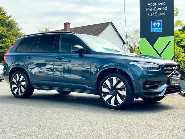 Volvo XC90 SUV, Petrol Plug-in Hybrid, 2024, Blue