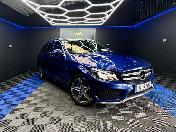 Mercedes-Benz C-Class Saloon, Petrol Plug-in Hybrid, 2017, Blue