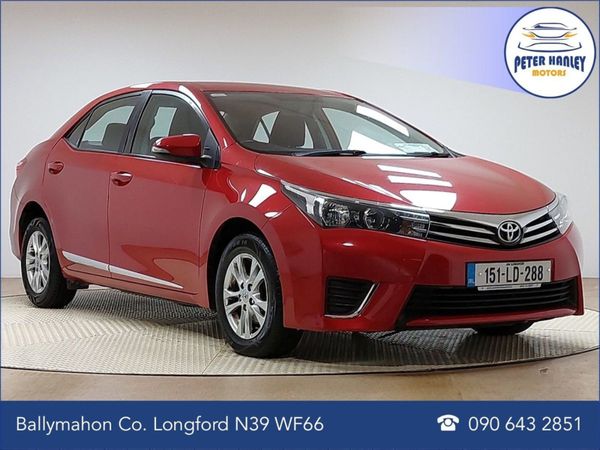Toyota Corolla Saloon, Diesel, 2015, Red