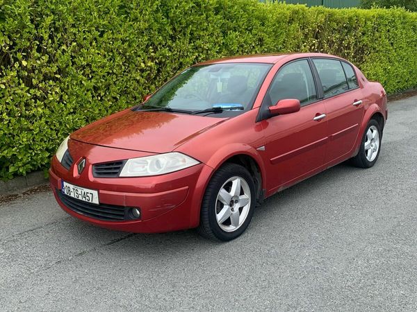 Renault Megane Saloon, Petrol, 2008, Red