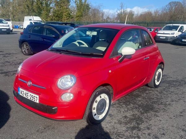 Fiat 500 Hatchback, Petrol, 2014, Red