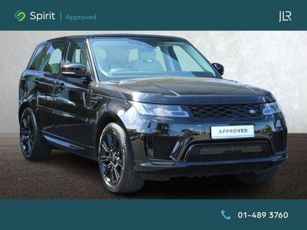 Land Rover Range Rover Sport SUV, Petrol Hybrid, 2021, Black