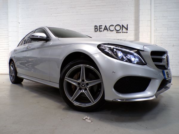Mercedes-Benz C-Class Saloon, Petrol, 2018, Silver