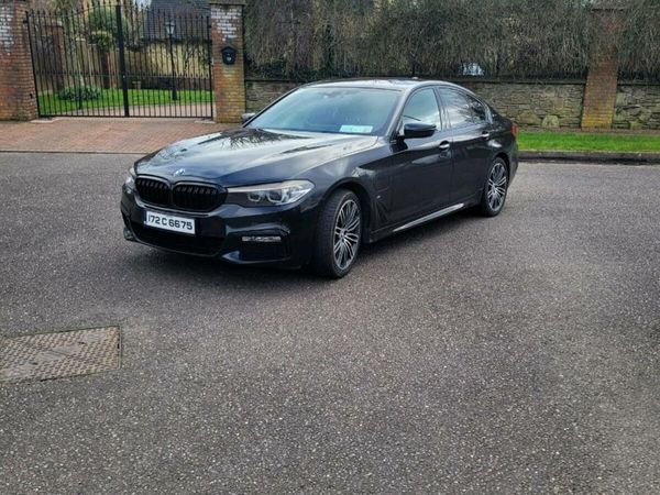 BMW 5-Series Saloon, Petrol Plug-in Hybrid, 2017, Black