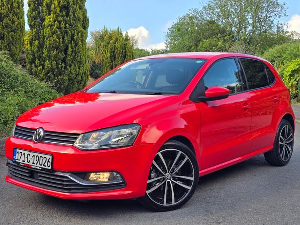 Volkswagen Polo Hatchback, Petrol, 2017, Red