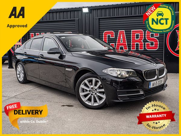 BMW 5-Series Saloon, Diesel, 2014, Black