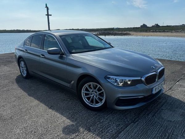BMW 5-Series Saloon, Diesel, 2018, Blue